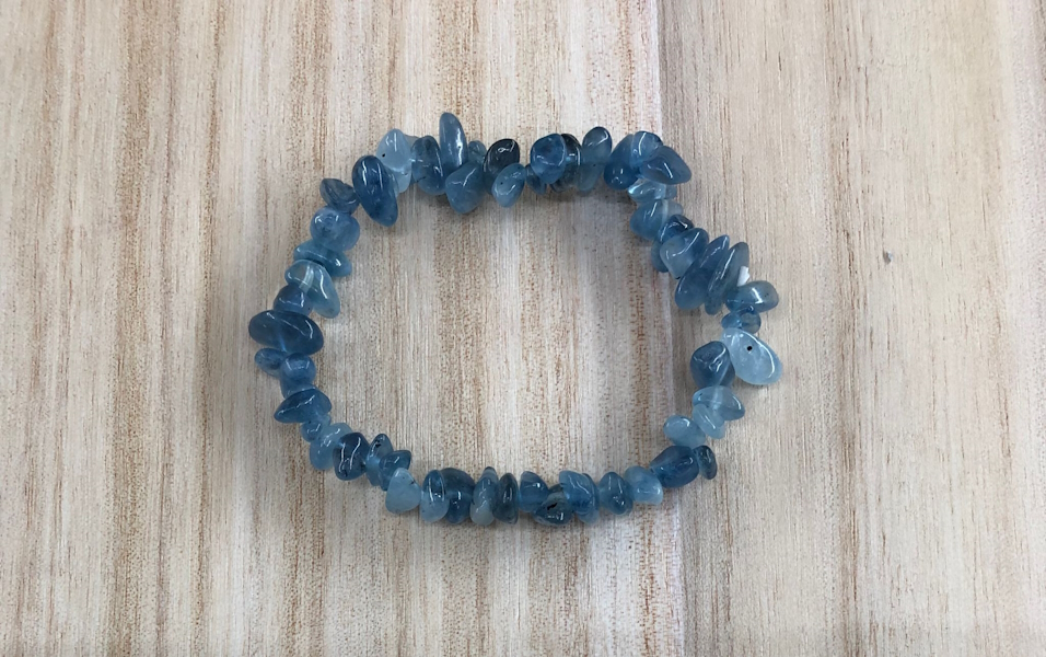 Pulsera chip Aguamarina